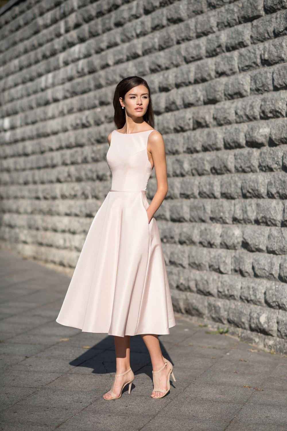 Пышное винтажное платье