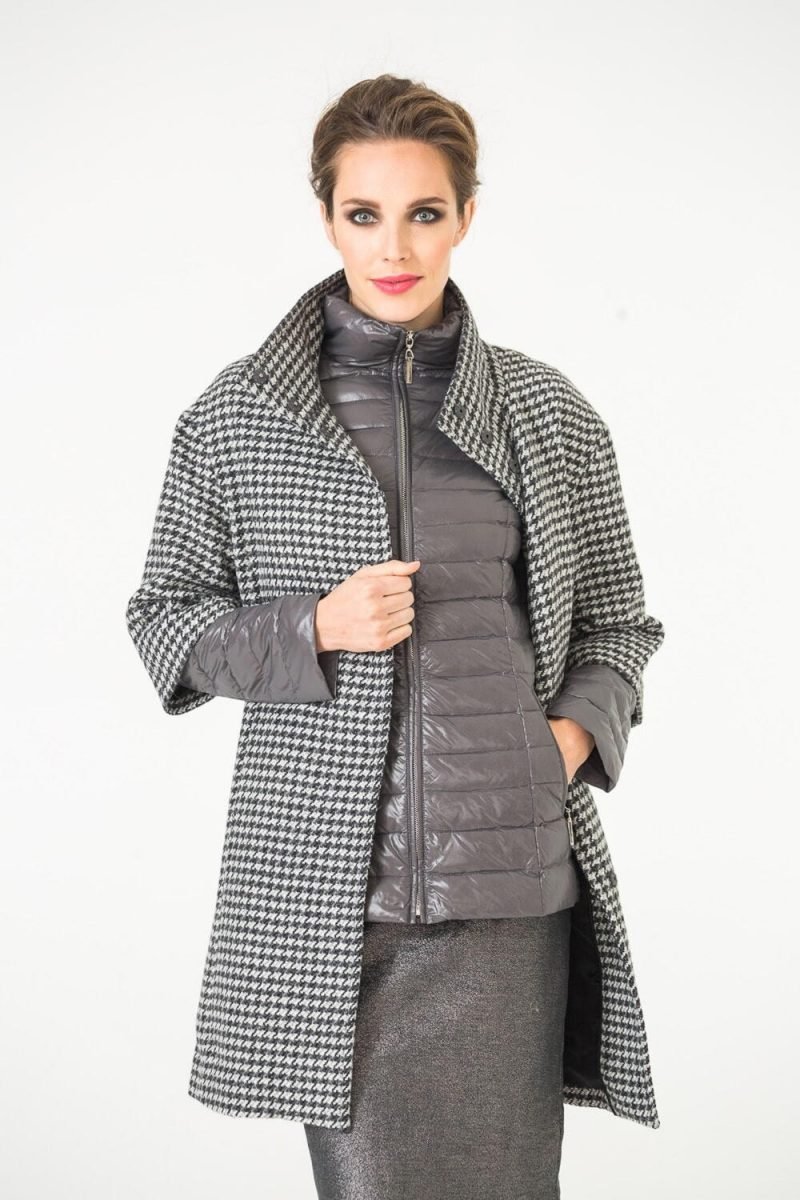 Джинсовое лоскутное пальто