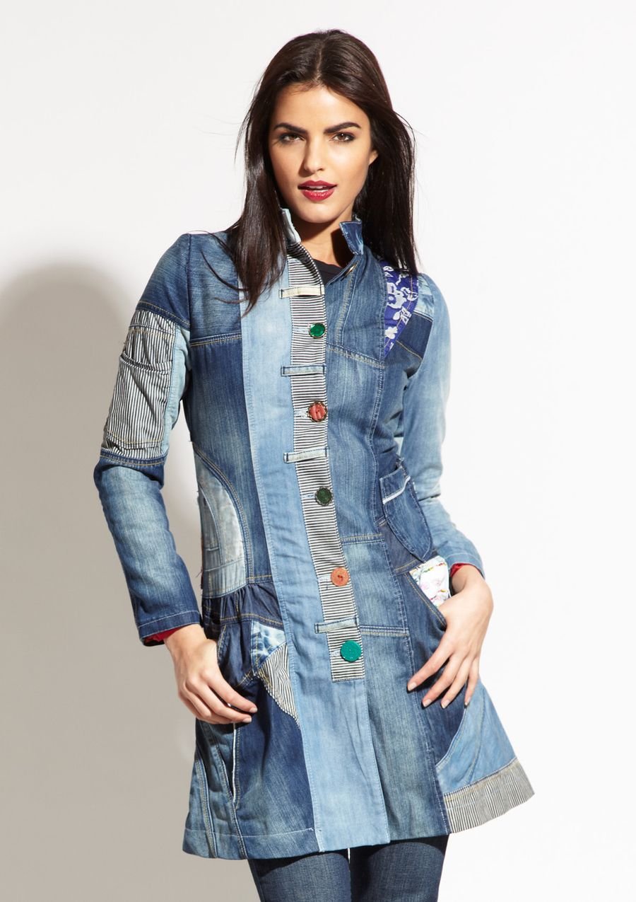 Комбинированная куртка меланж, арт. 568