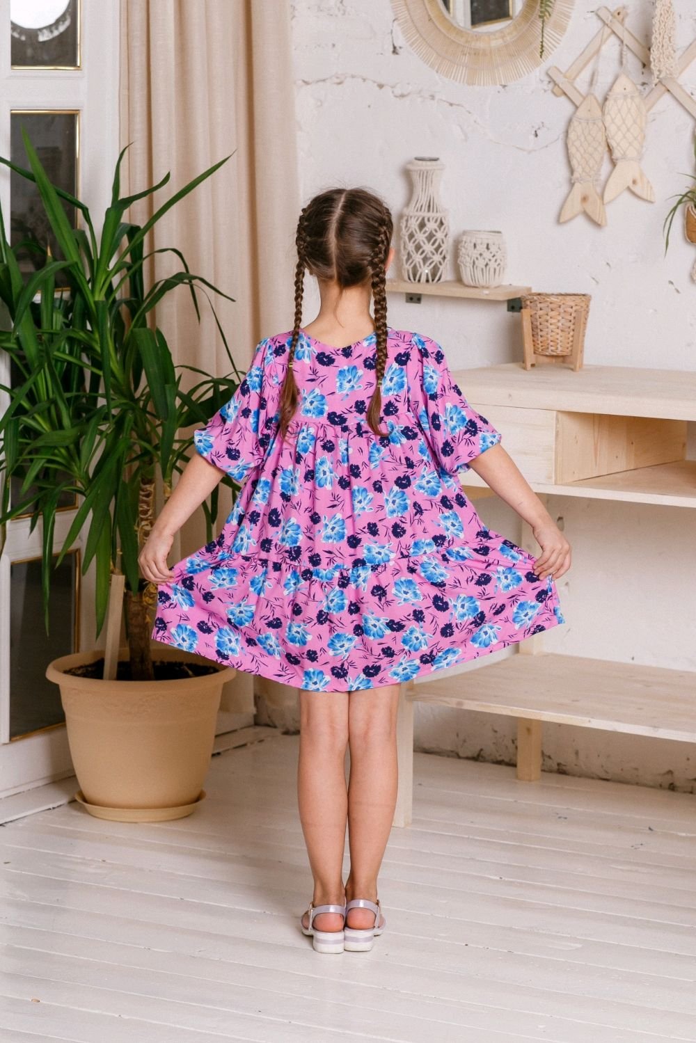 Детская платья из штапеля