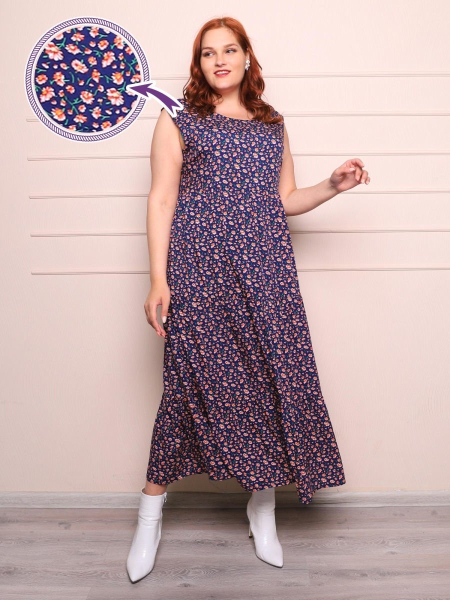 Платье сарафан из штапеля для девочки 5 лет