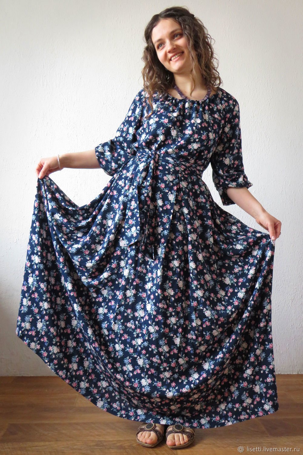 Платье из штапеля для девочки