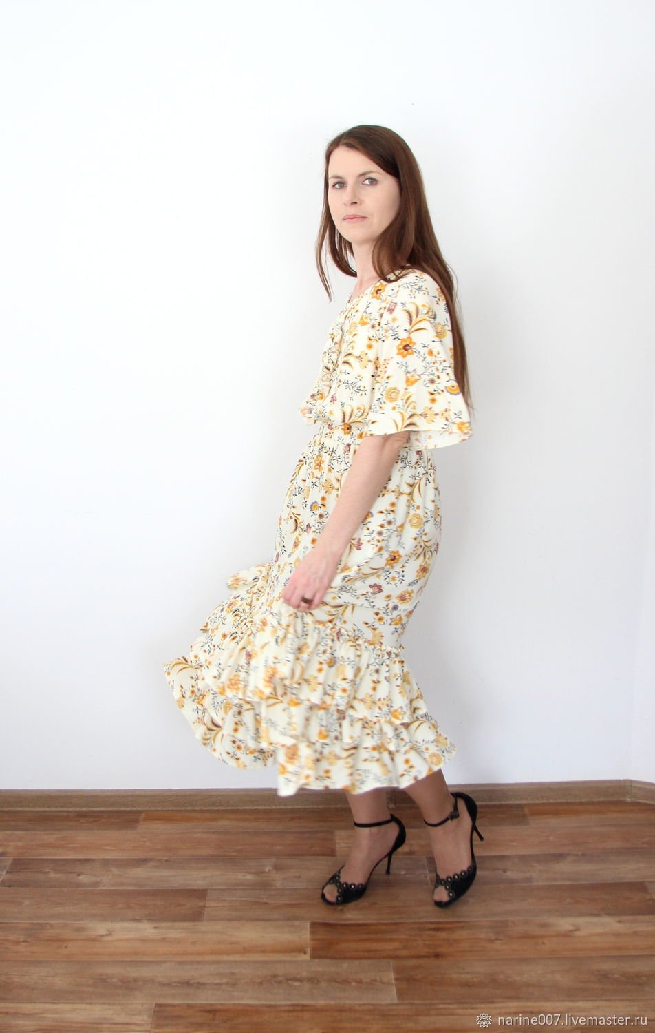 Штапельный сарафан для девочек