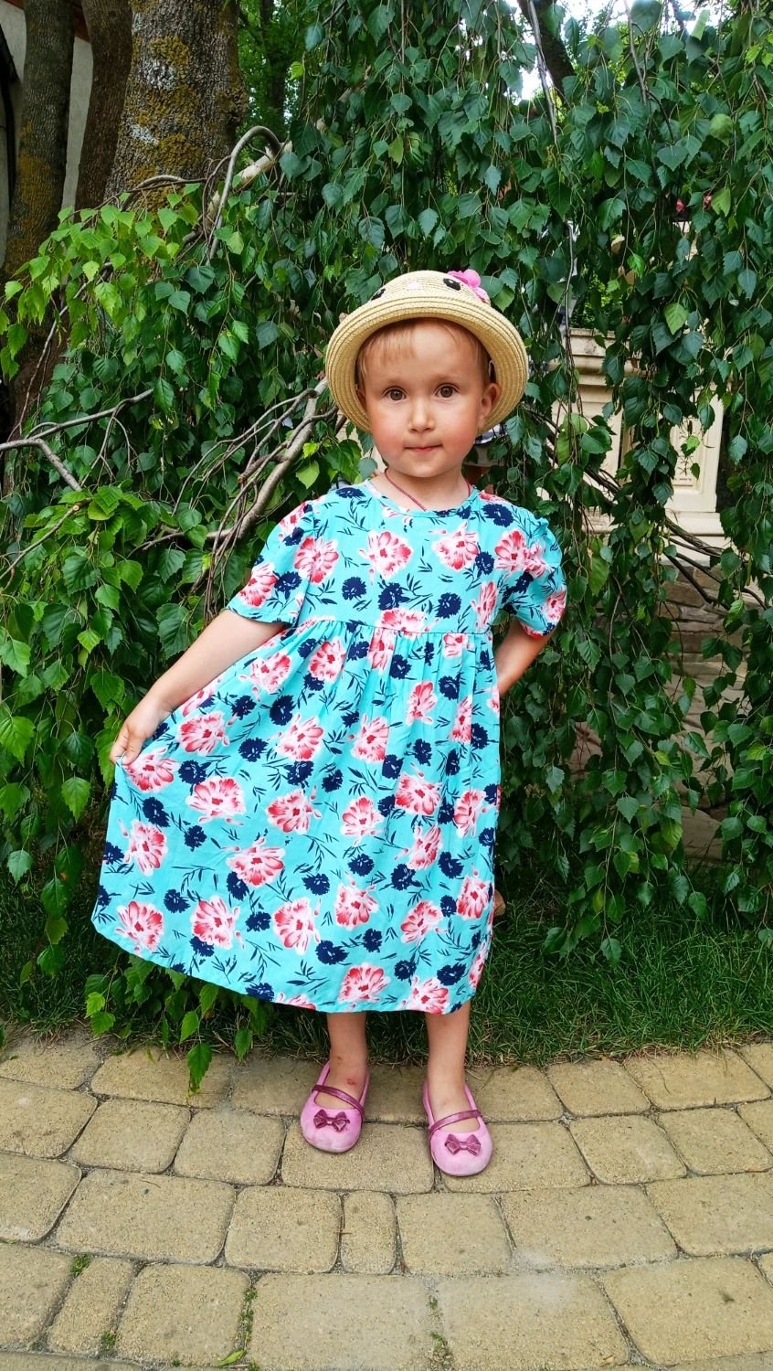 Сарафан из штапеля для девочки