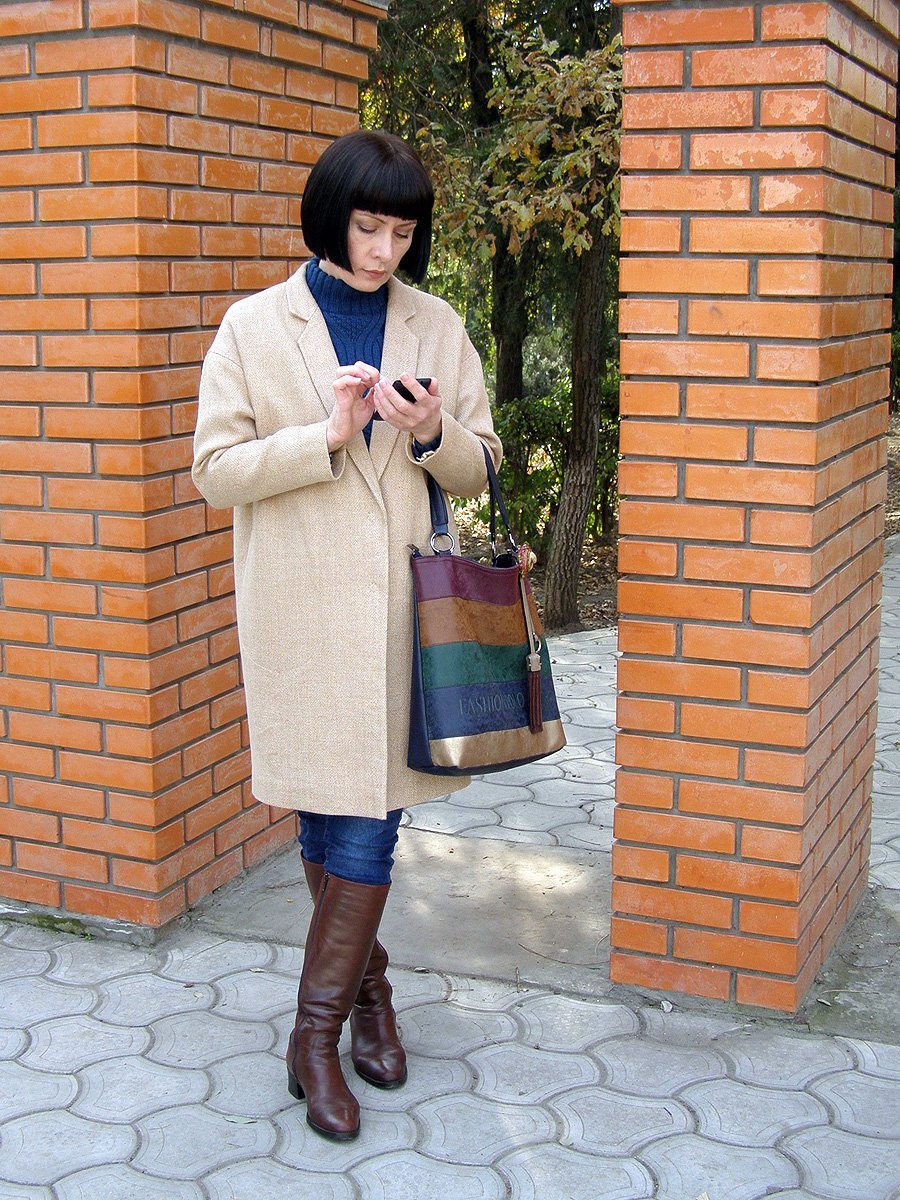 Пальто из Бурды 8 2014