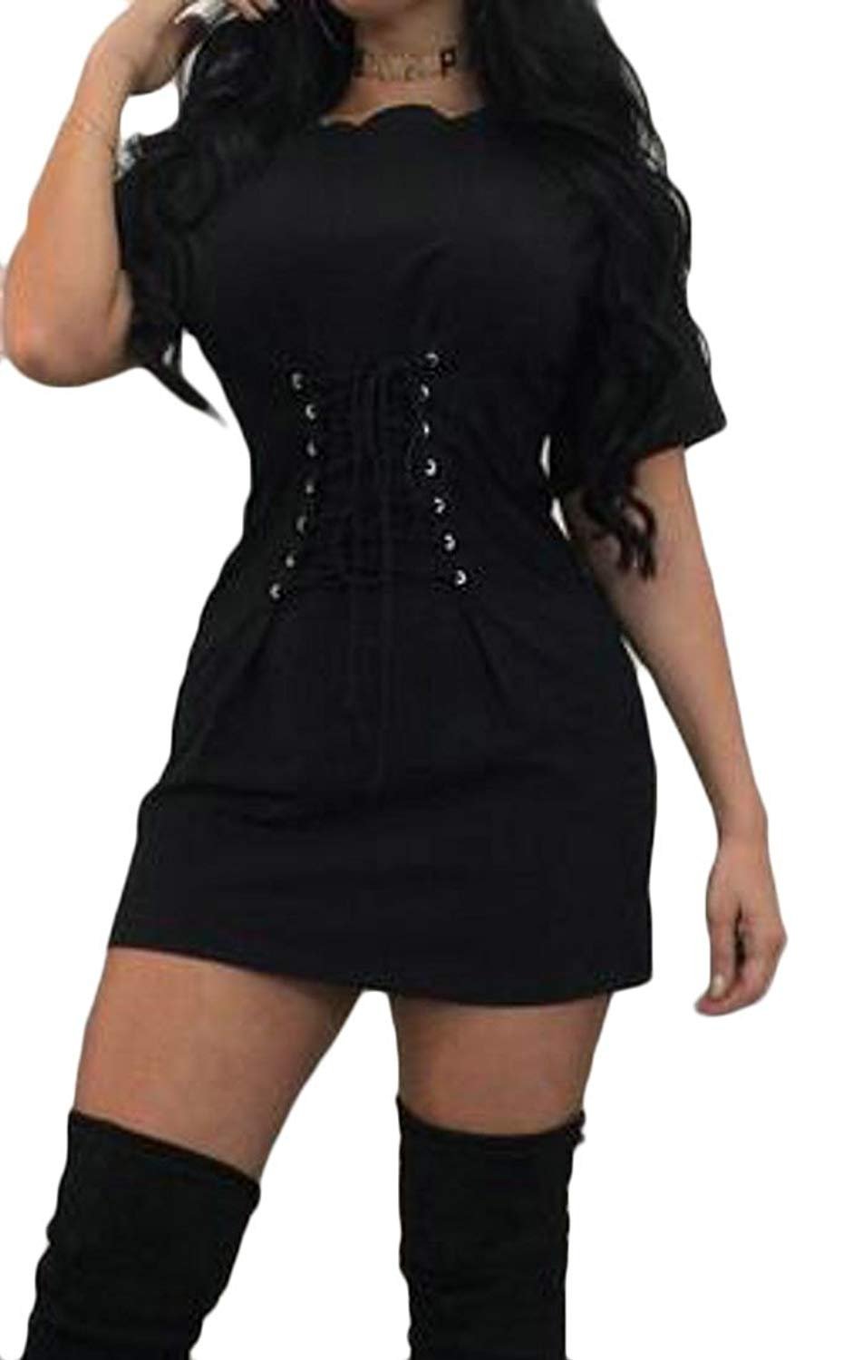 Шнуровка корсета на платье