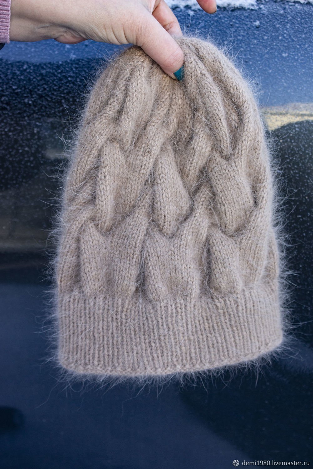 Шапка из ангоры Мондиаль