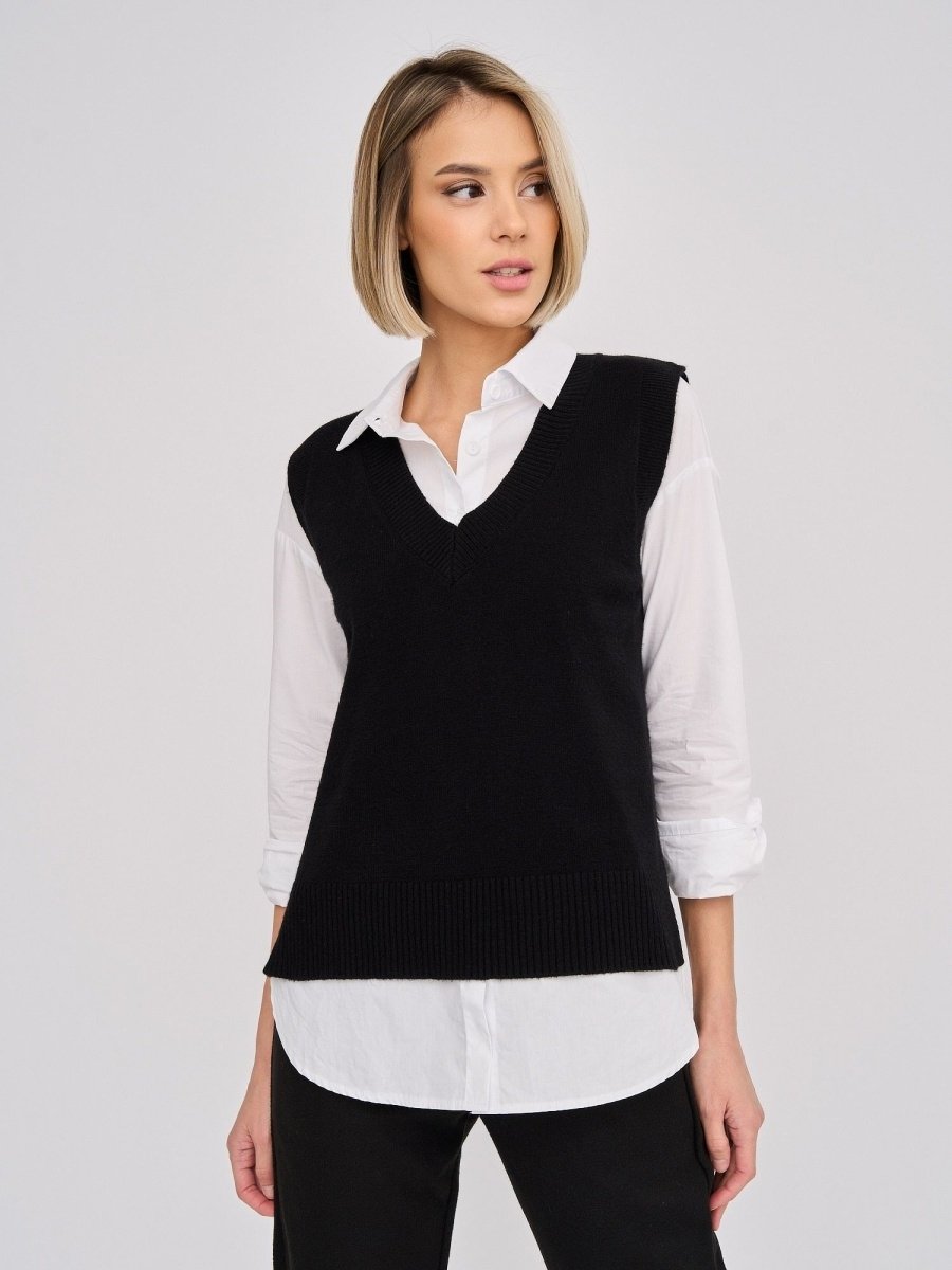 Жилетка женская короткая