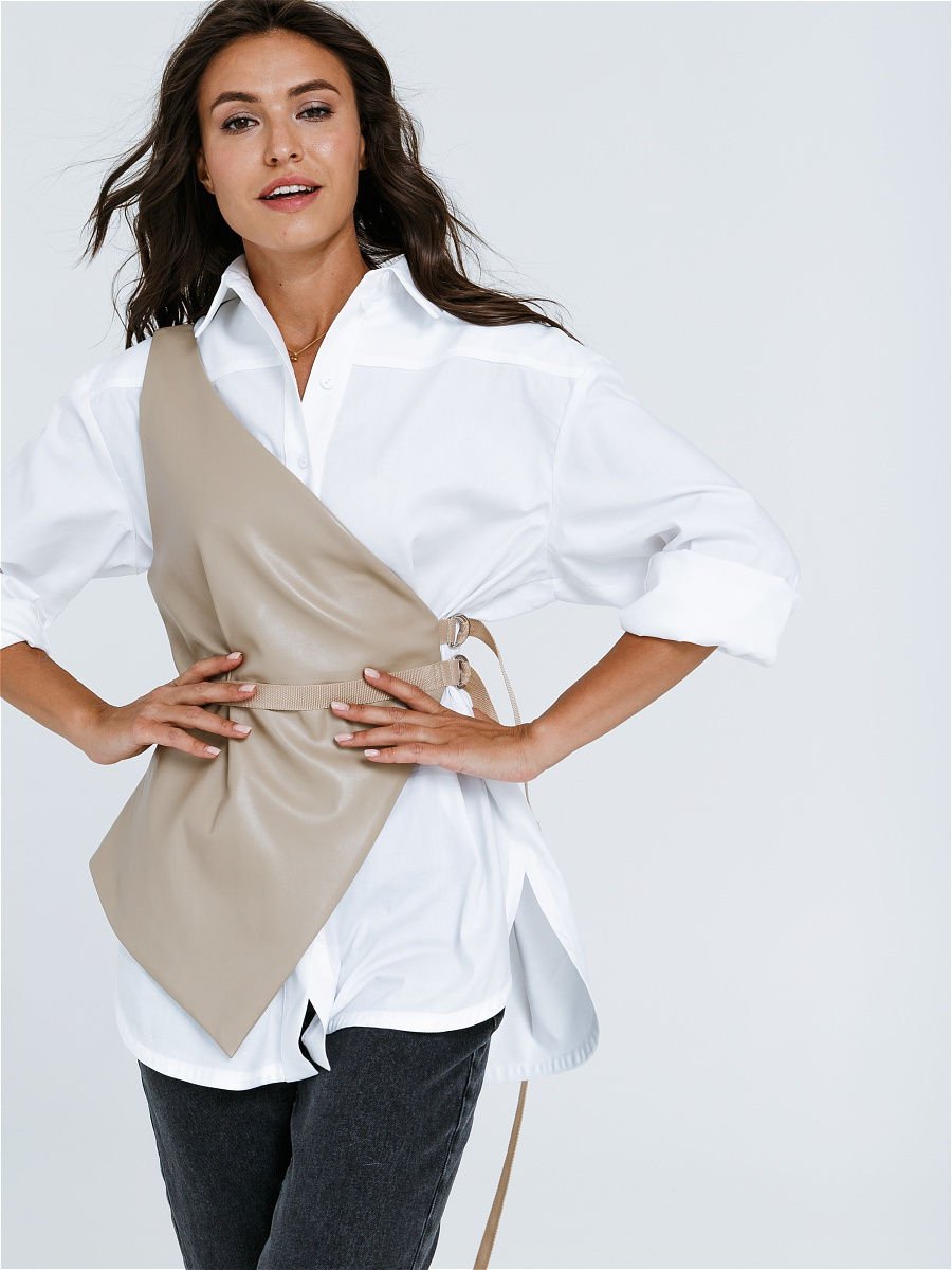 Жилетка на рубашку женскую