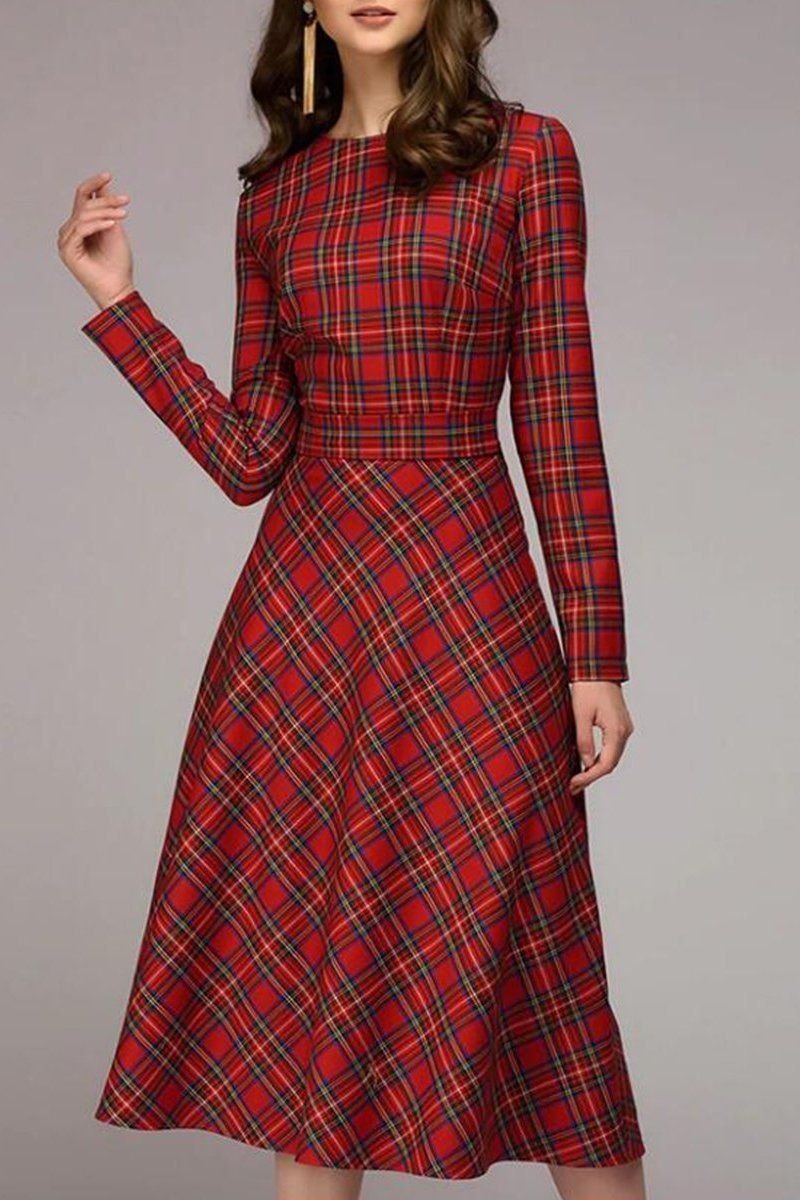 Шотландское платье женское