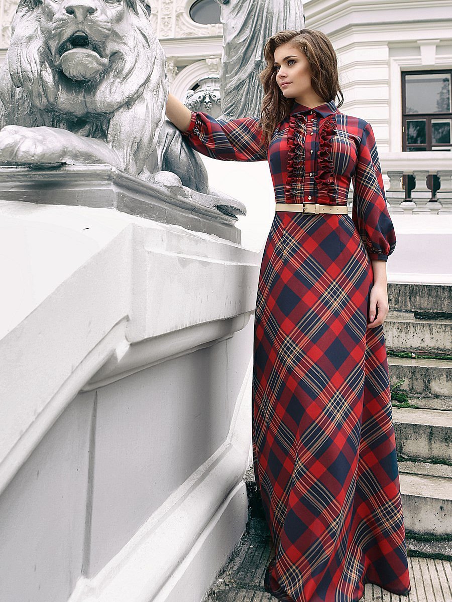 Платье Merc Daisy тартан