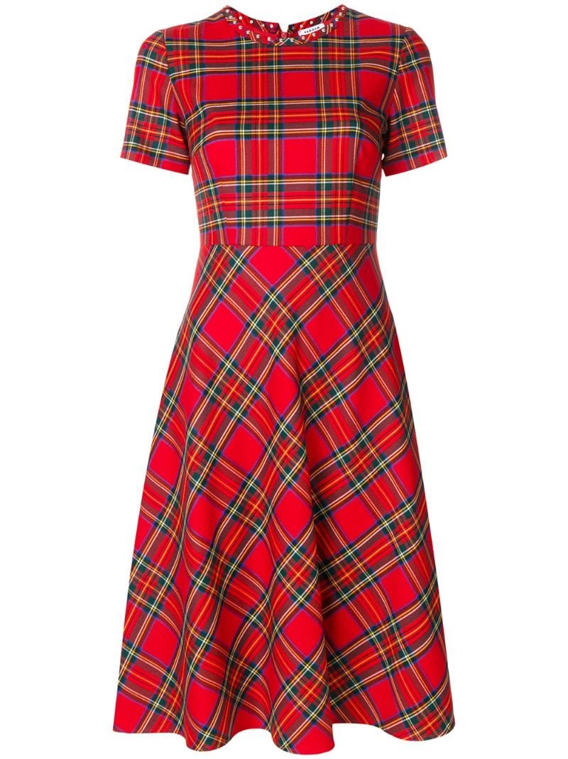 Платье в шотландскую клетку для девочки