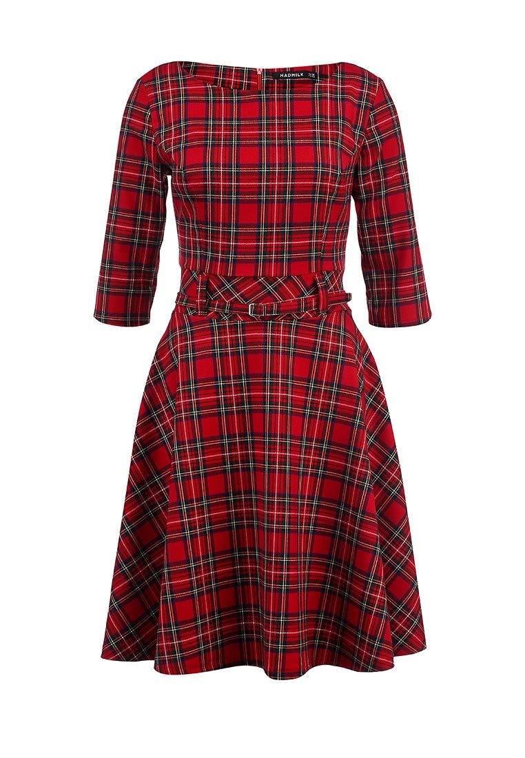 Платье в клетку