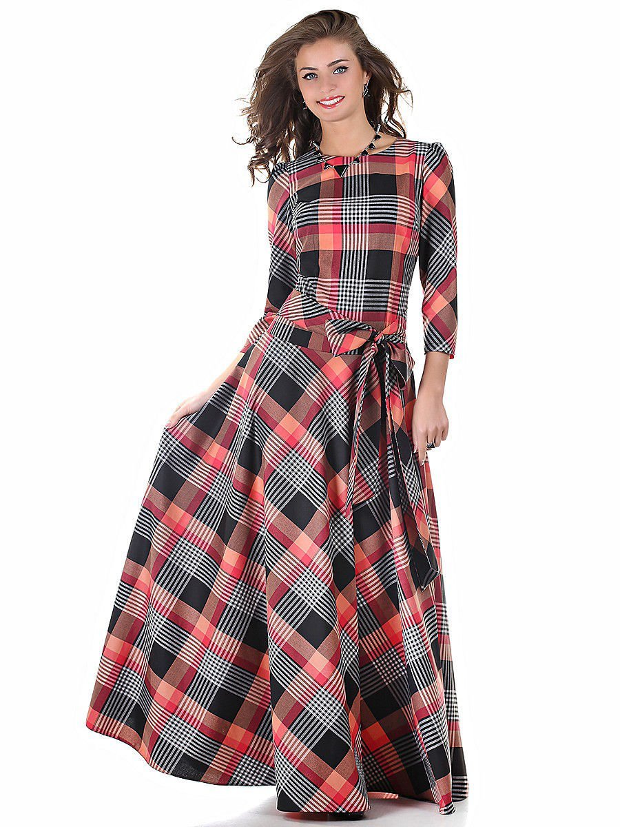 Платье Остин шотландка