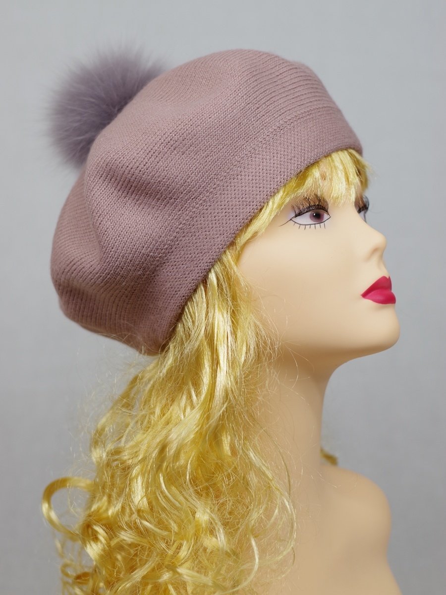 Шапка-бини Hazy серая