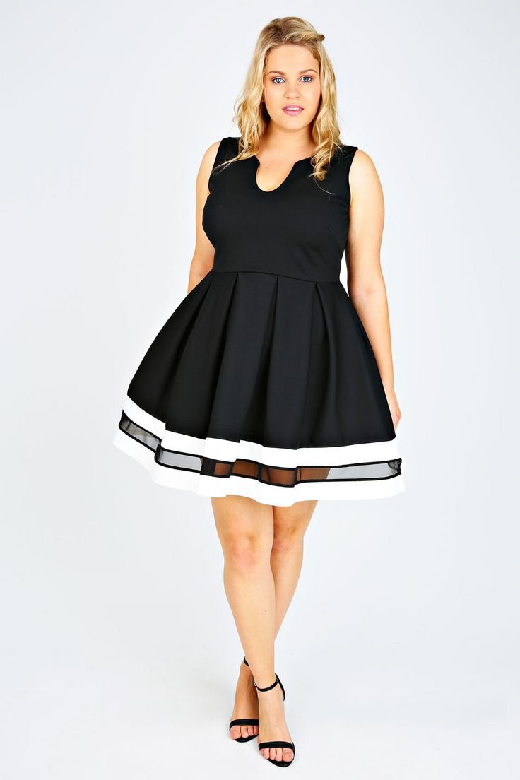 Летние платья для больших бедер