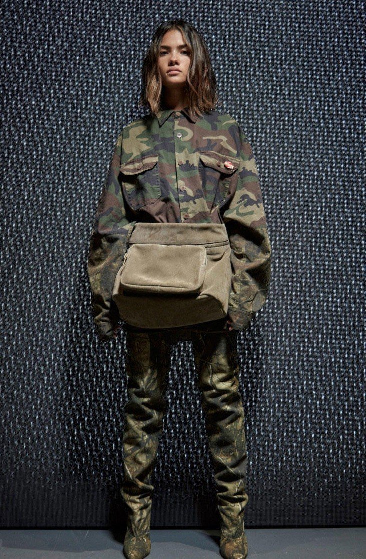 Стиль милитари Кэжуал женский