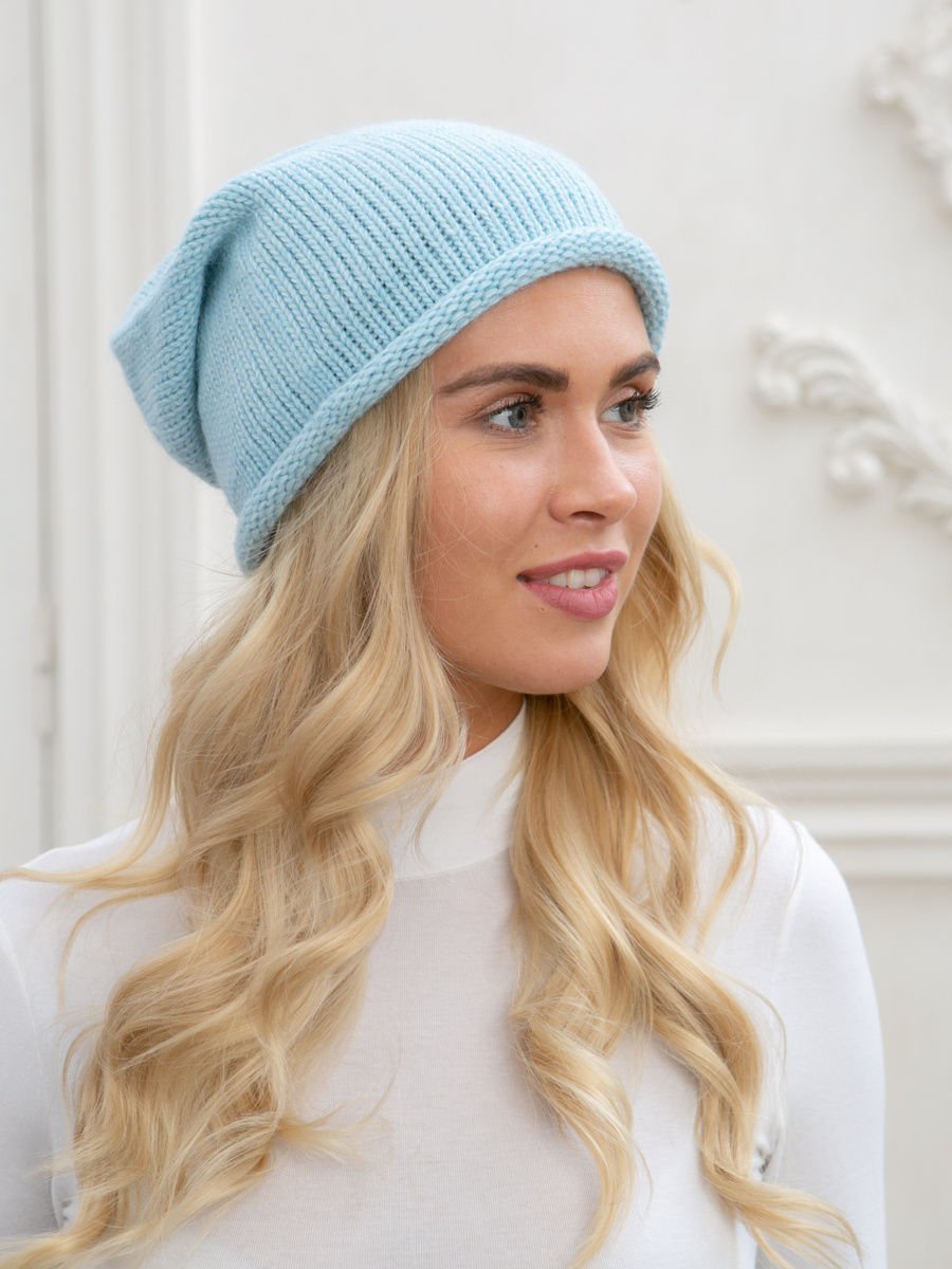 Шапка из тонкой пряжи