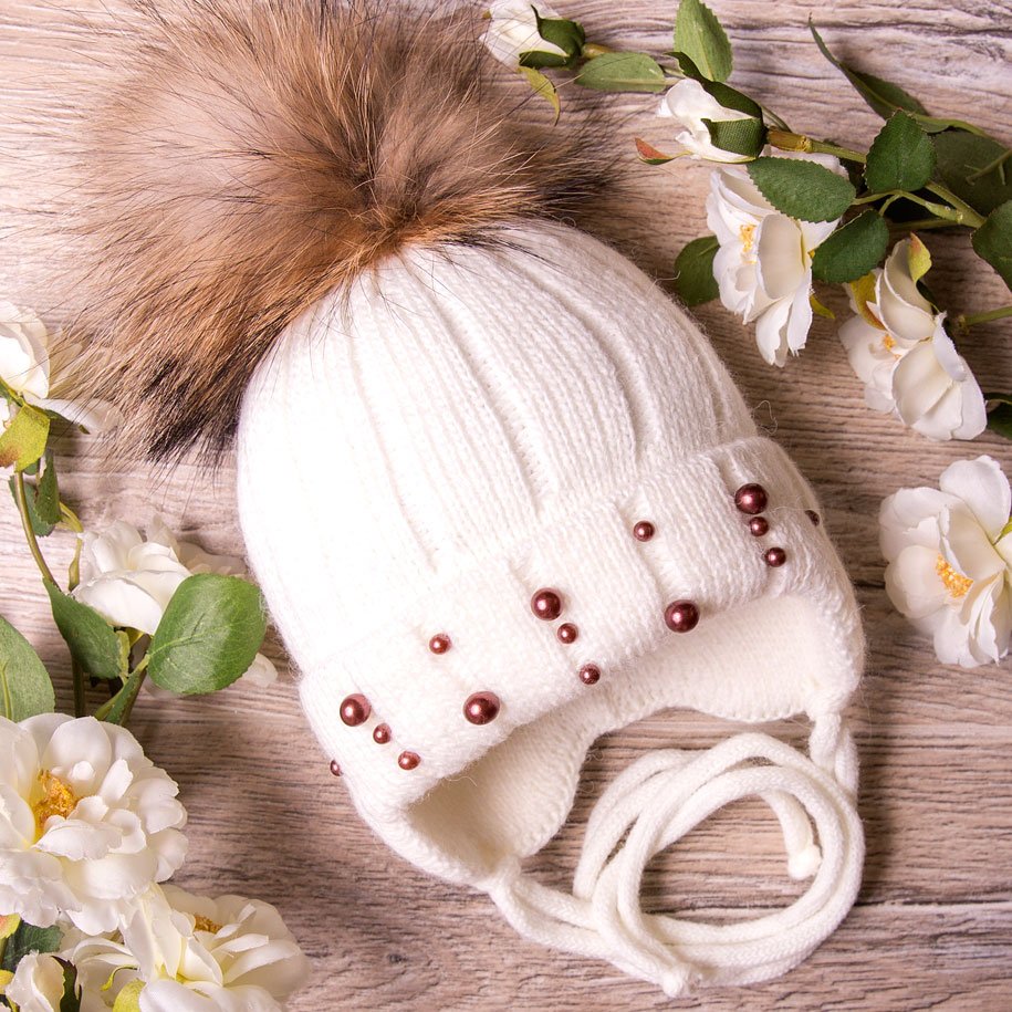 Шапка мятная Olivia Knits