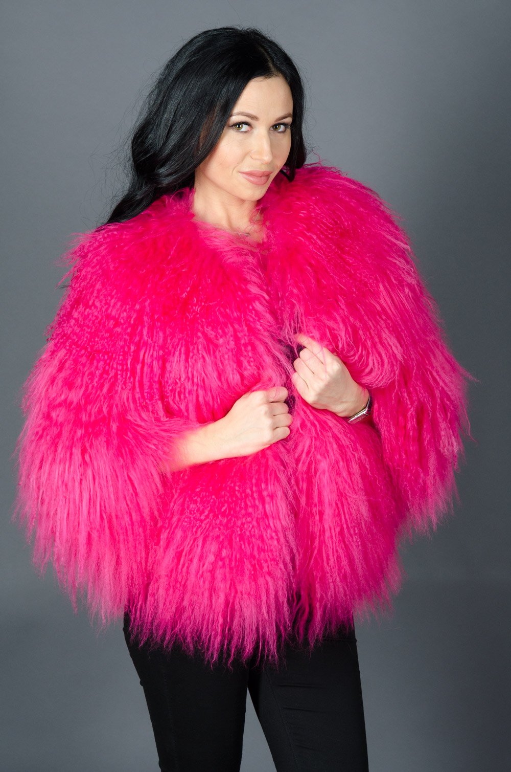 Жилет из ламы Elena furs