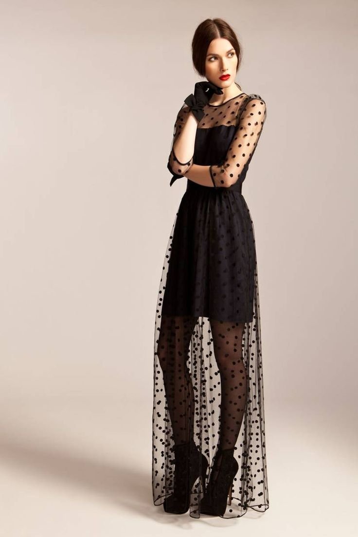 Micah Gianelli черное платье