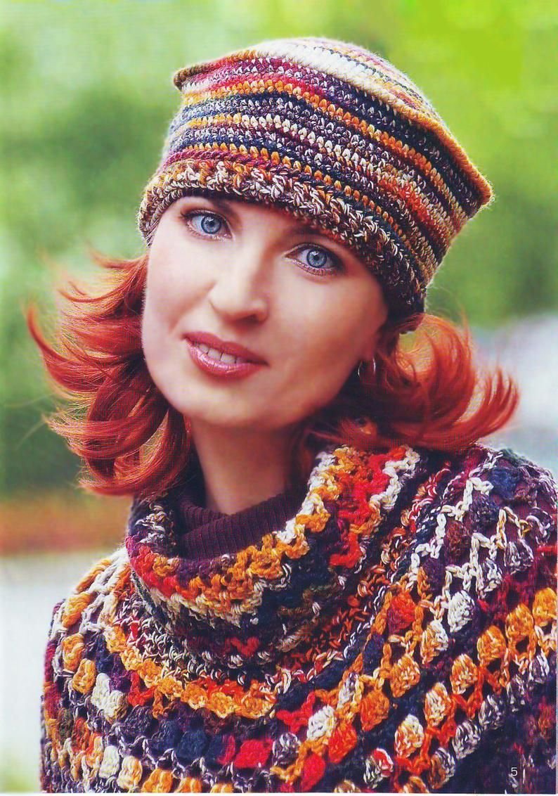 Шапки вязаные Верена