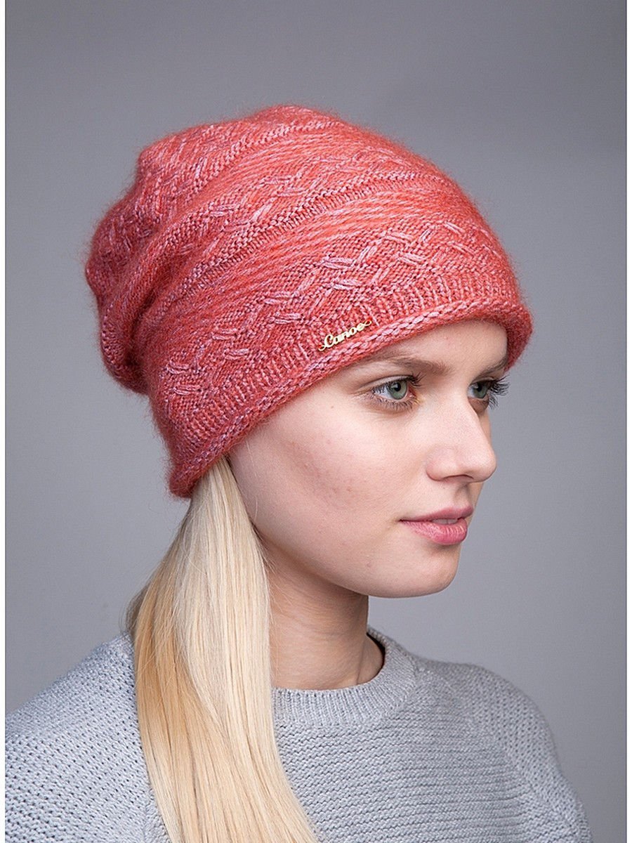 Шапка из тонкой пряжи