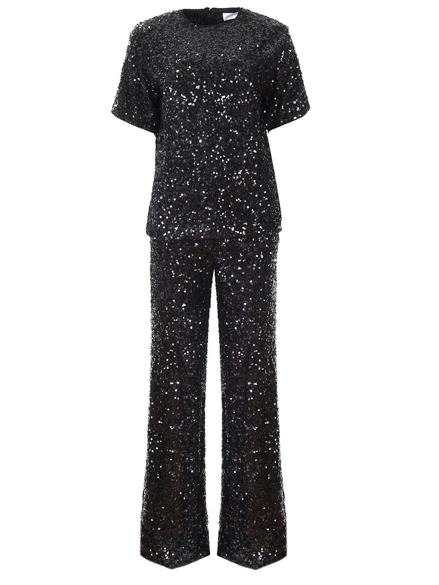 Костюм из пайеток женский