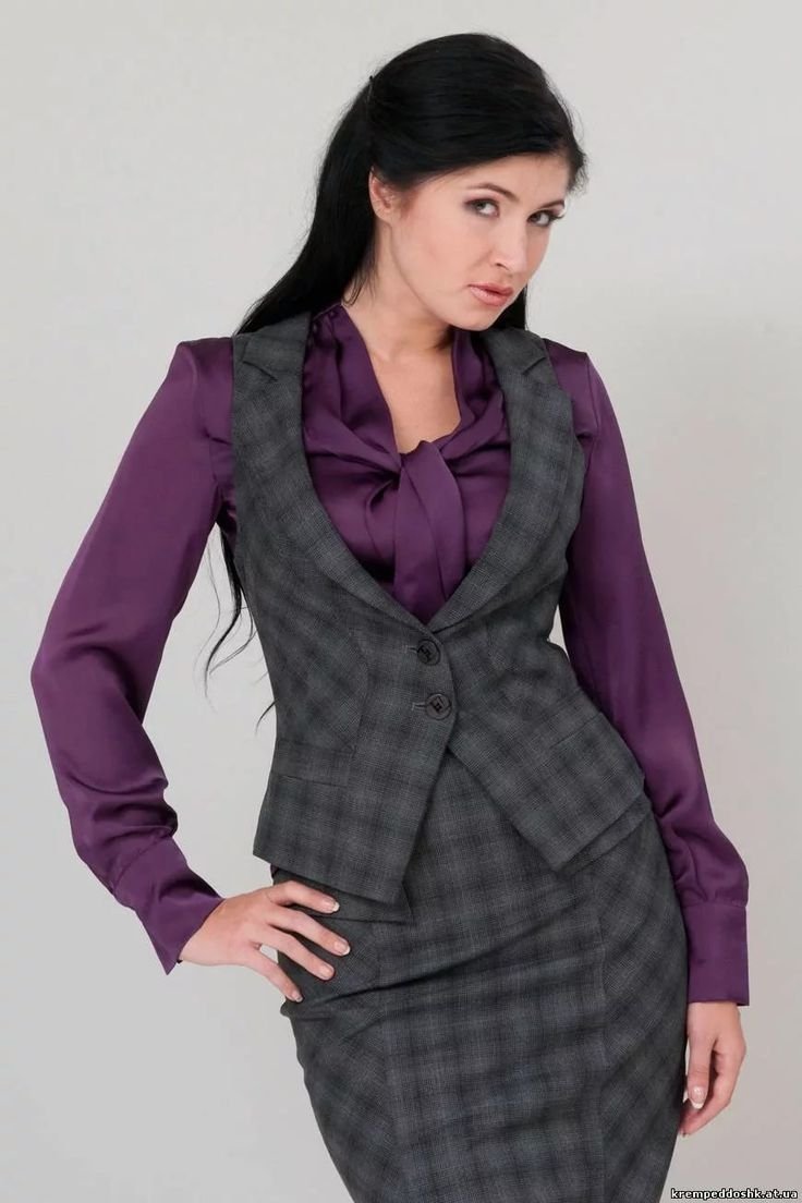 Юбка с жилеткой