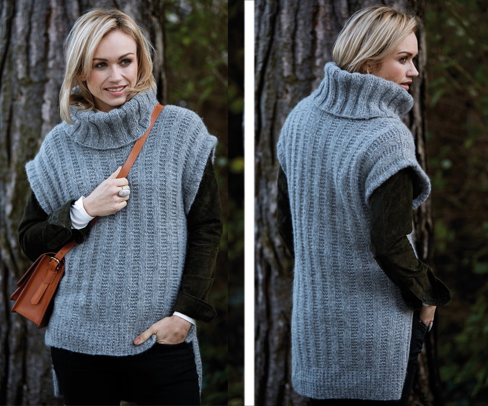 Джемпер с объемными рукавами