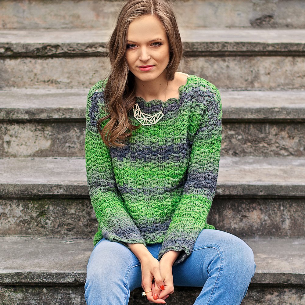 Сабрина мохеровый пуловер