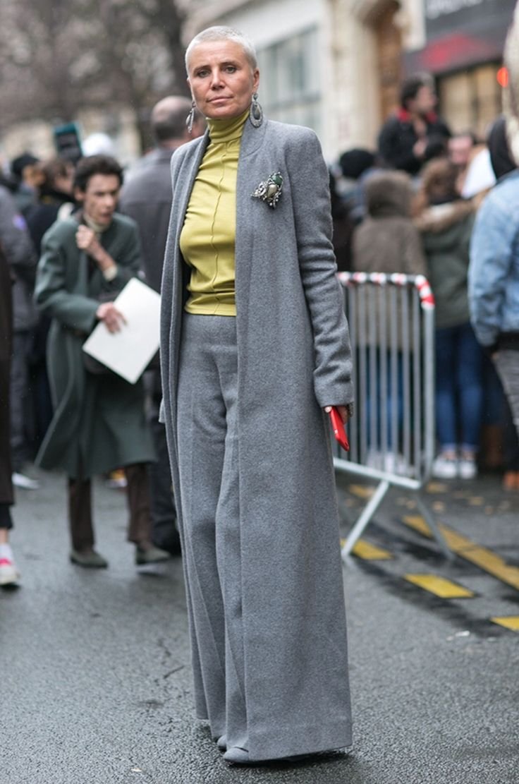 Стрит стайл для женщин 60+