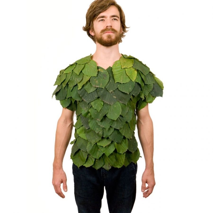 Одежда из листьев