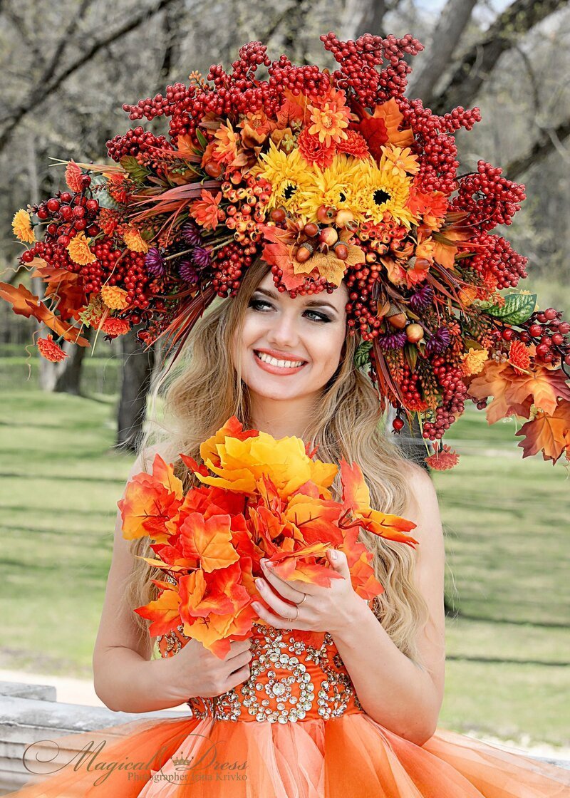 Девочка осень