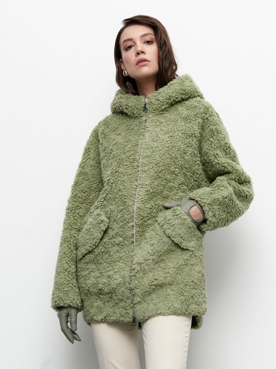 Шерпа флисовая куртка женская