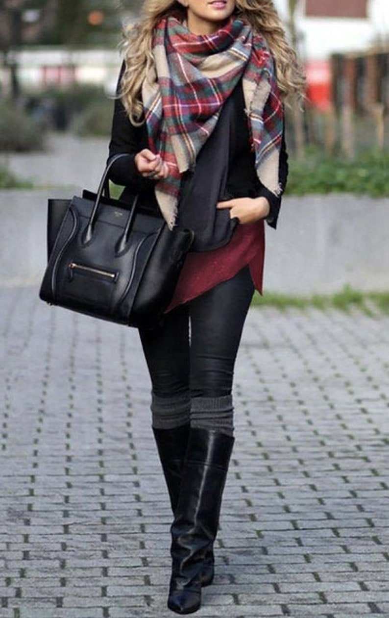 Шарф под куртку