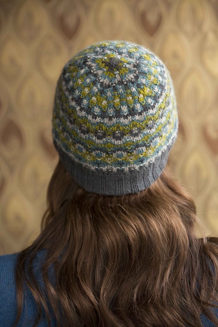 Шапка жаккард из Вог