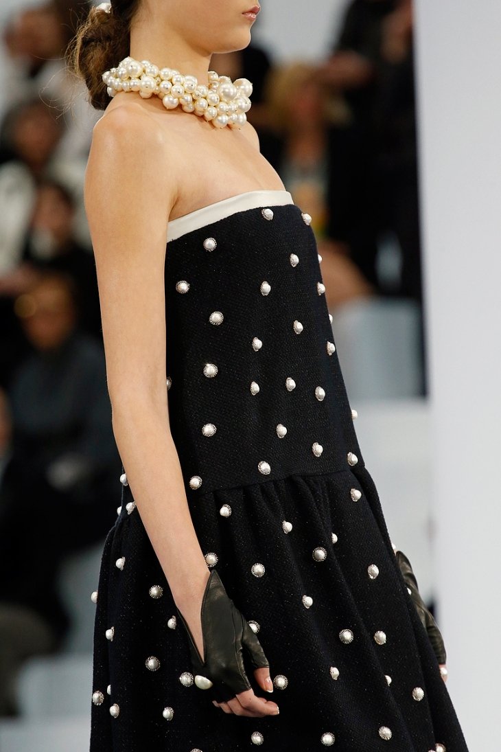 Модные платья в горох