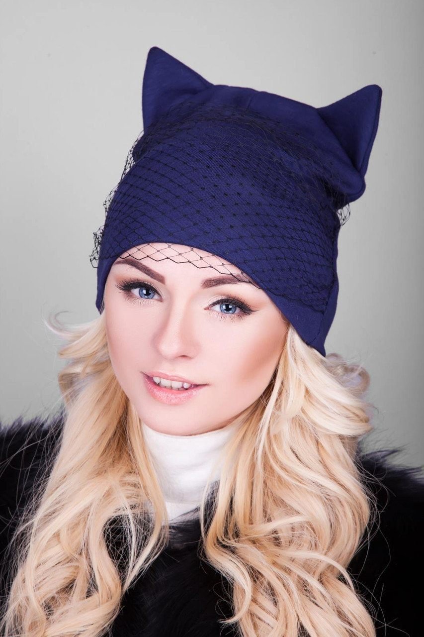 Шапка с ушками