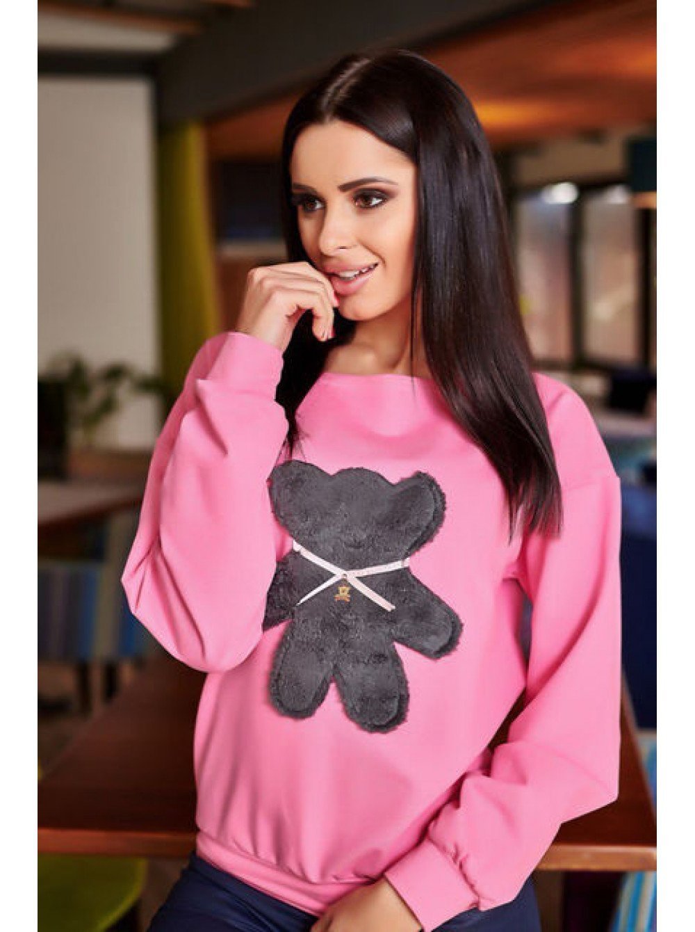 Свитер букле