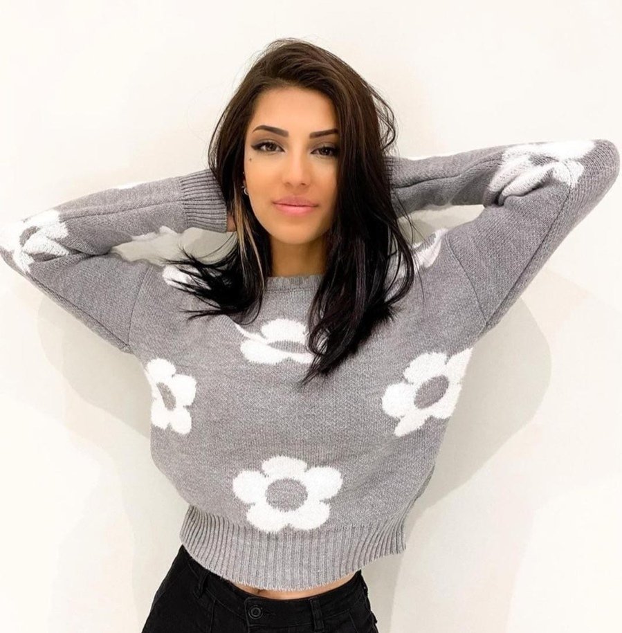 Пушистая кофта