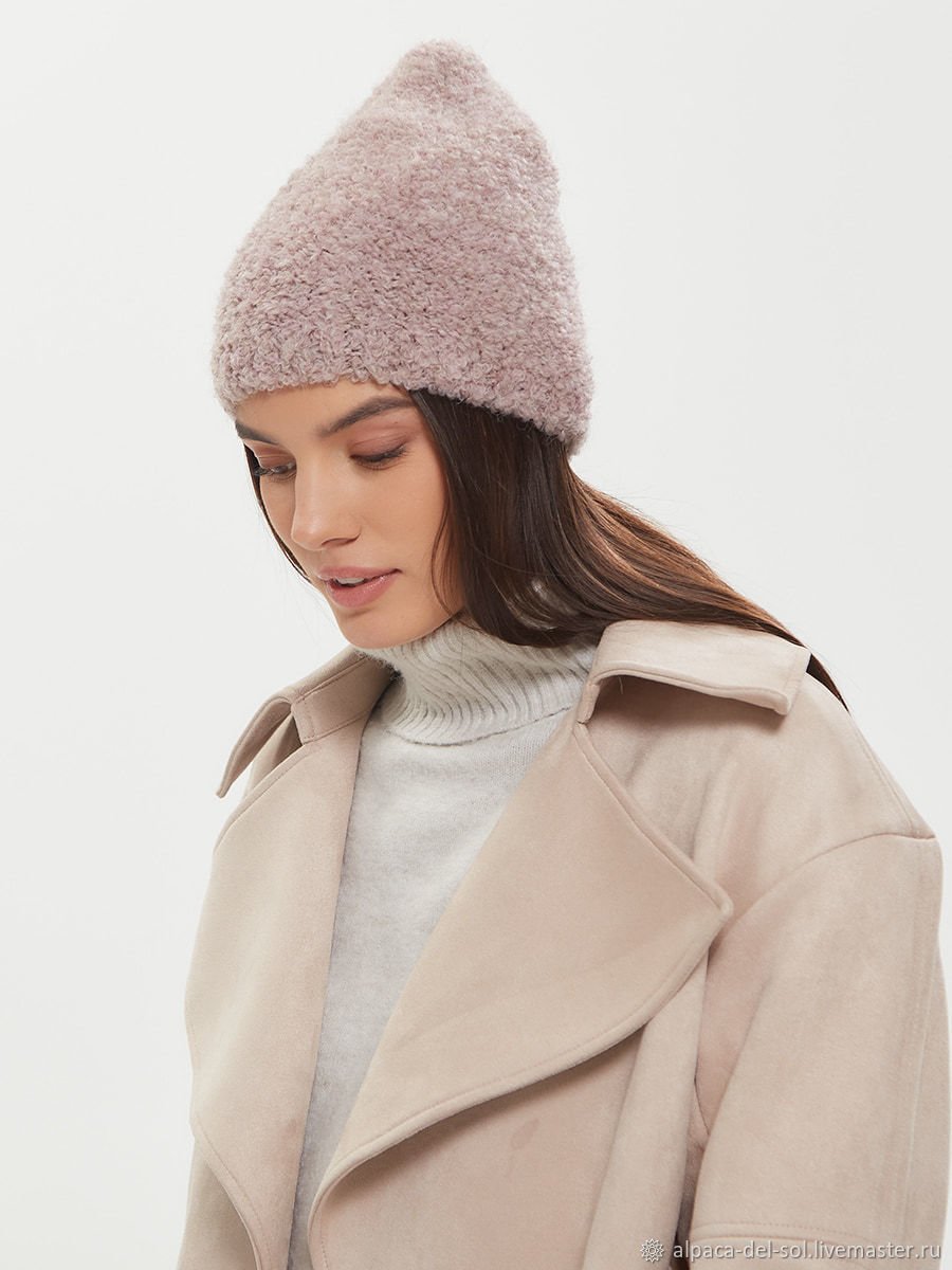 Alpaca Silk Drops шапка