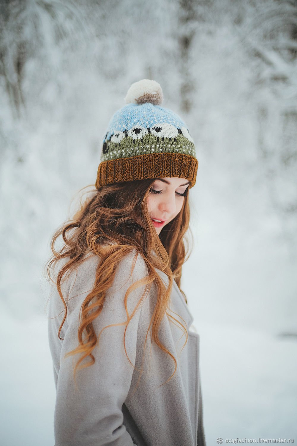 Шапка из альпаки HM