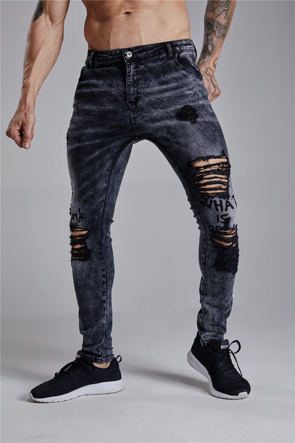 Мужские джинсы вид сзади