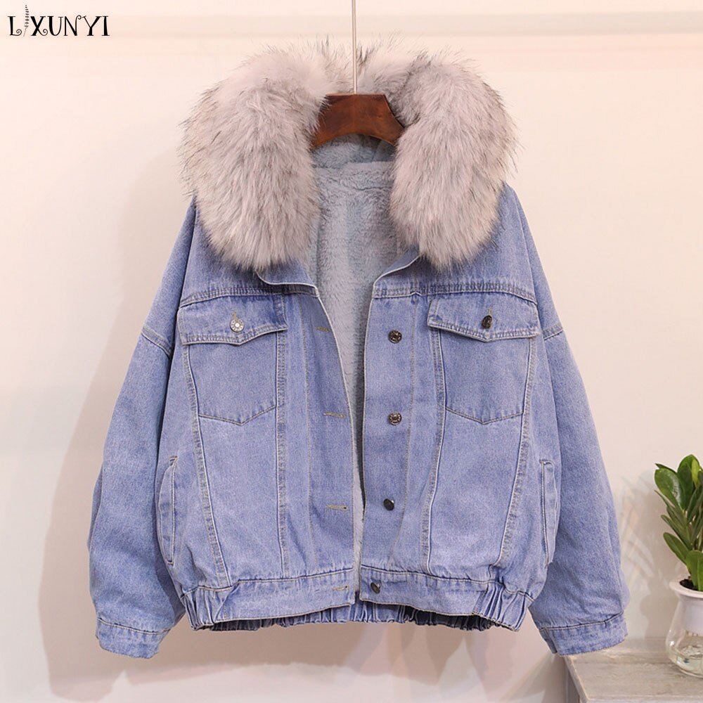 Джинсовки с плюшевым мехом