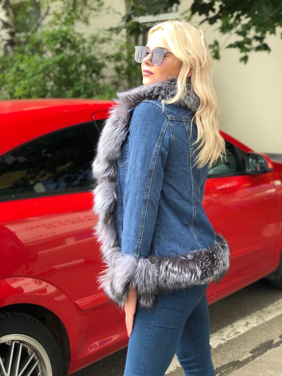 Джинсовые куртки с мехом