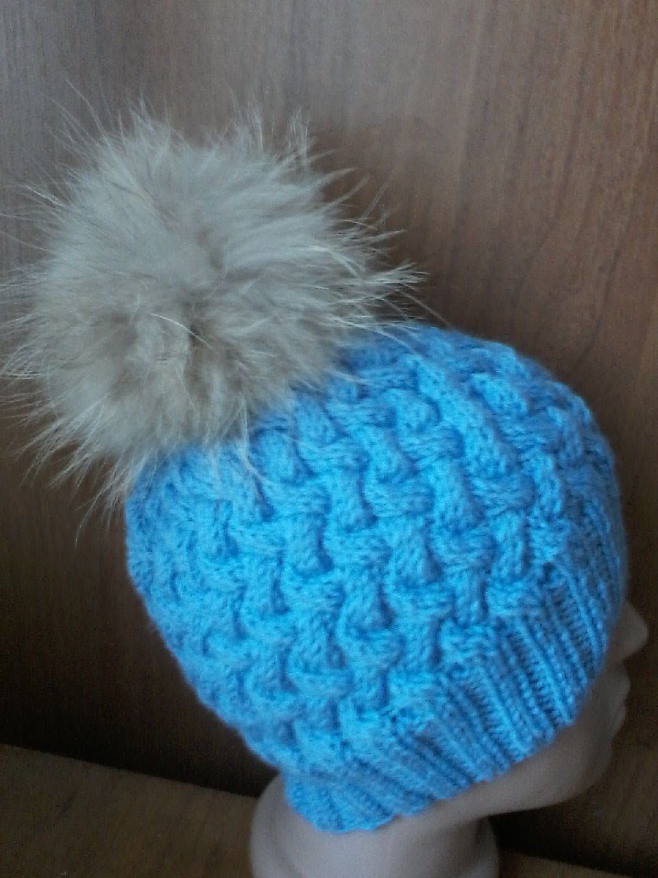 Шапка для куклы спицами мастер класс