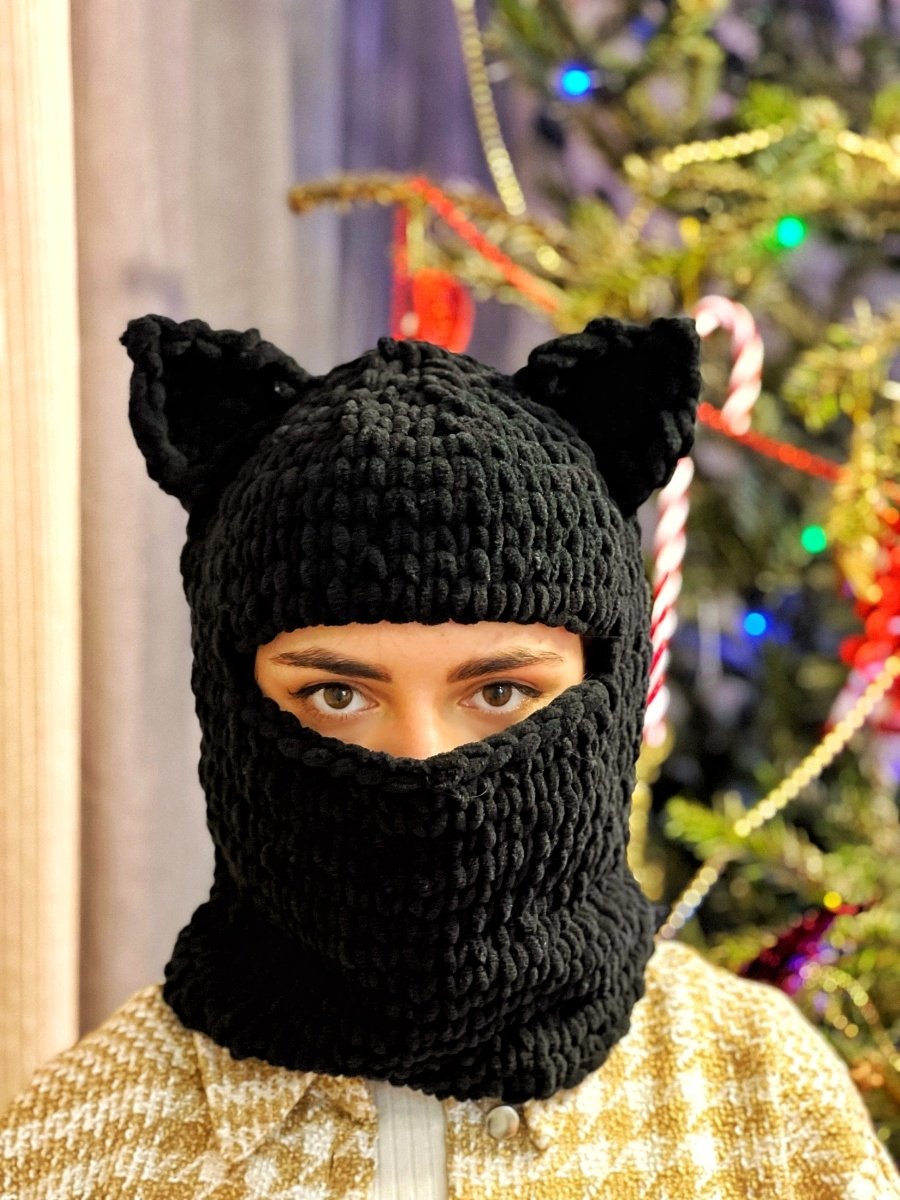 Плюшевая Балаклава с ушами