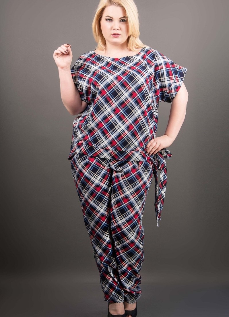 Костюм из штапеля