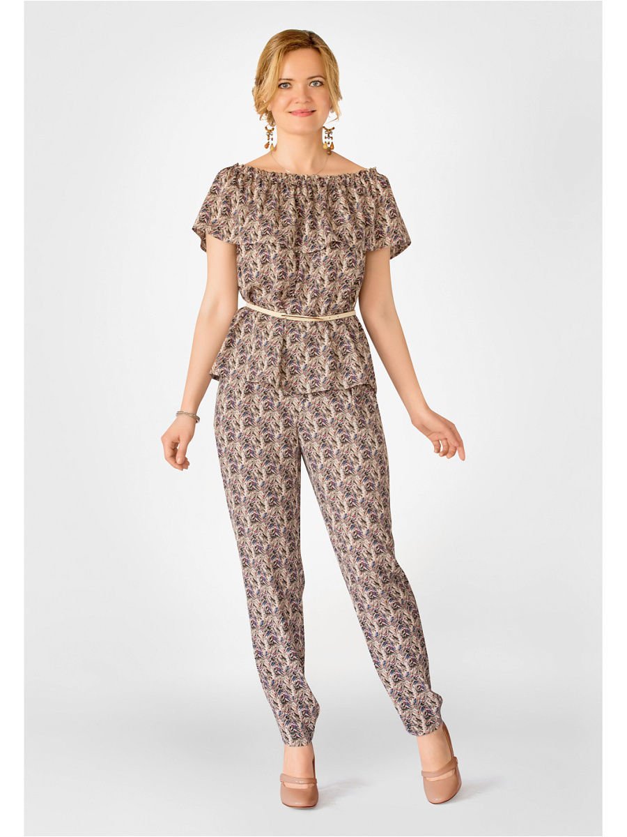 Комбинезон женский из штапеля